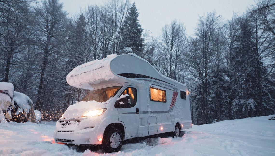 Camping ouvert en hiver