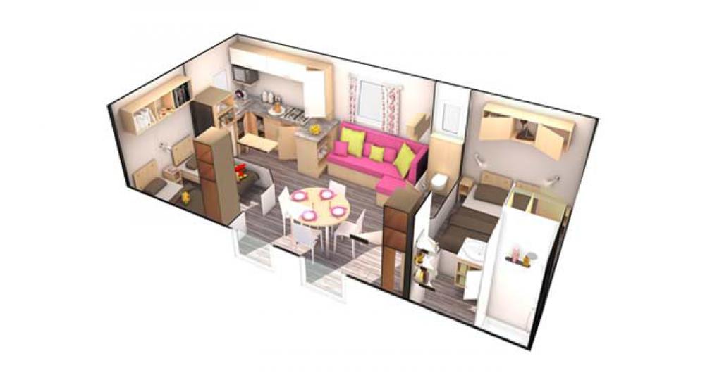 Plan mobil-home super confort 