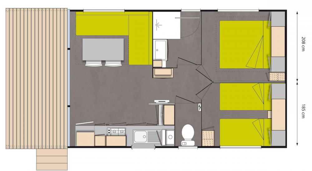 Plan de chalet Ohara