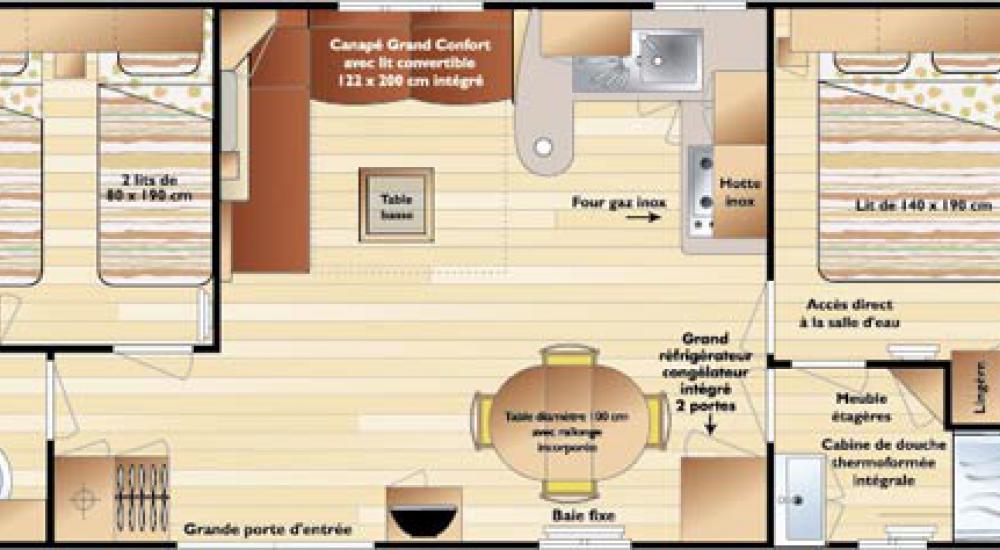 Standard mobile home (plan)