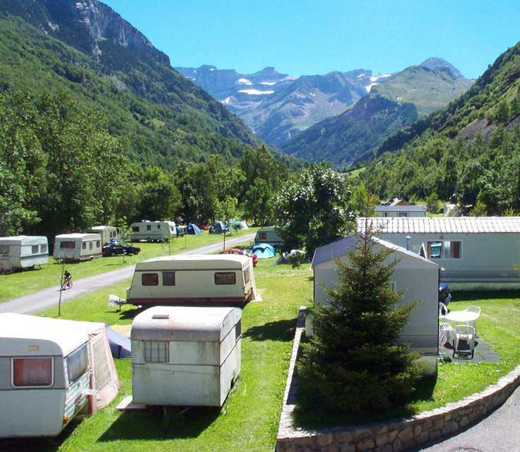 Camping caravaneige Le Pain de Sucre Gavarnie Hautes Pyrénées