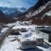 Camping Gavarnie en hiver Le Pain de Sucre